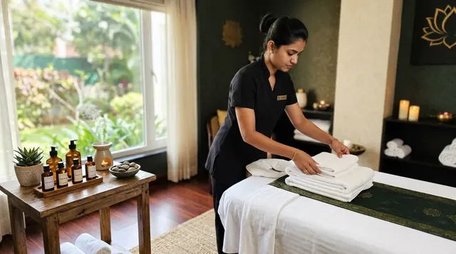 Balinese Massage service visual for Green Tree Spa in Banjara Hills