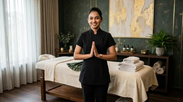 Body Massage service visual for Green Tree Spa in Banjara Hills