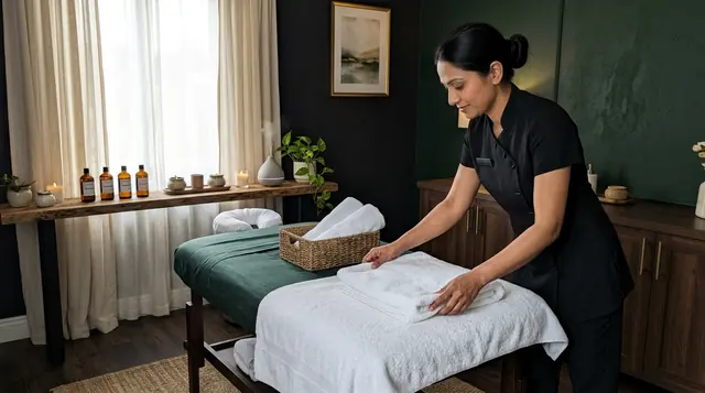 Swedish Massage service visual for Green Tree Spa in Banjara Hills