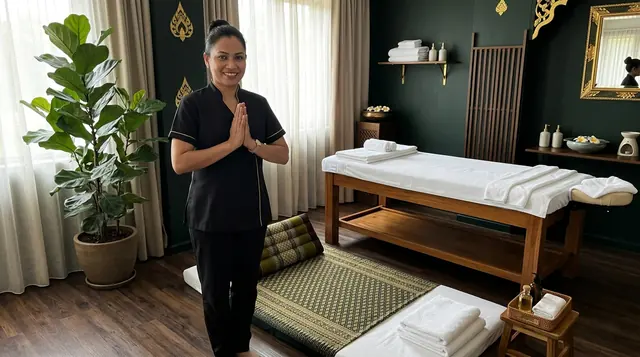 Thai Massage service visual for Green Tree Spa in Banjara Hills